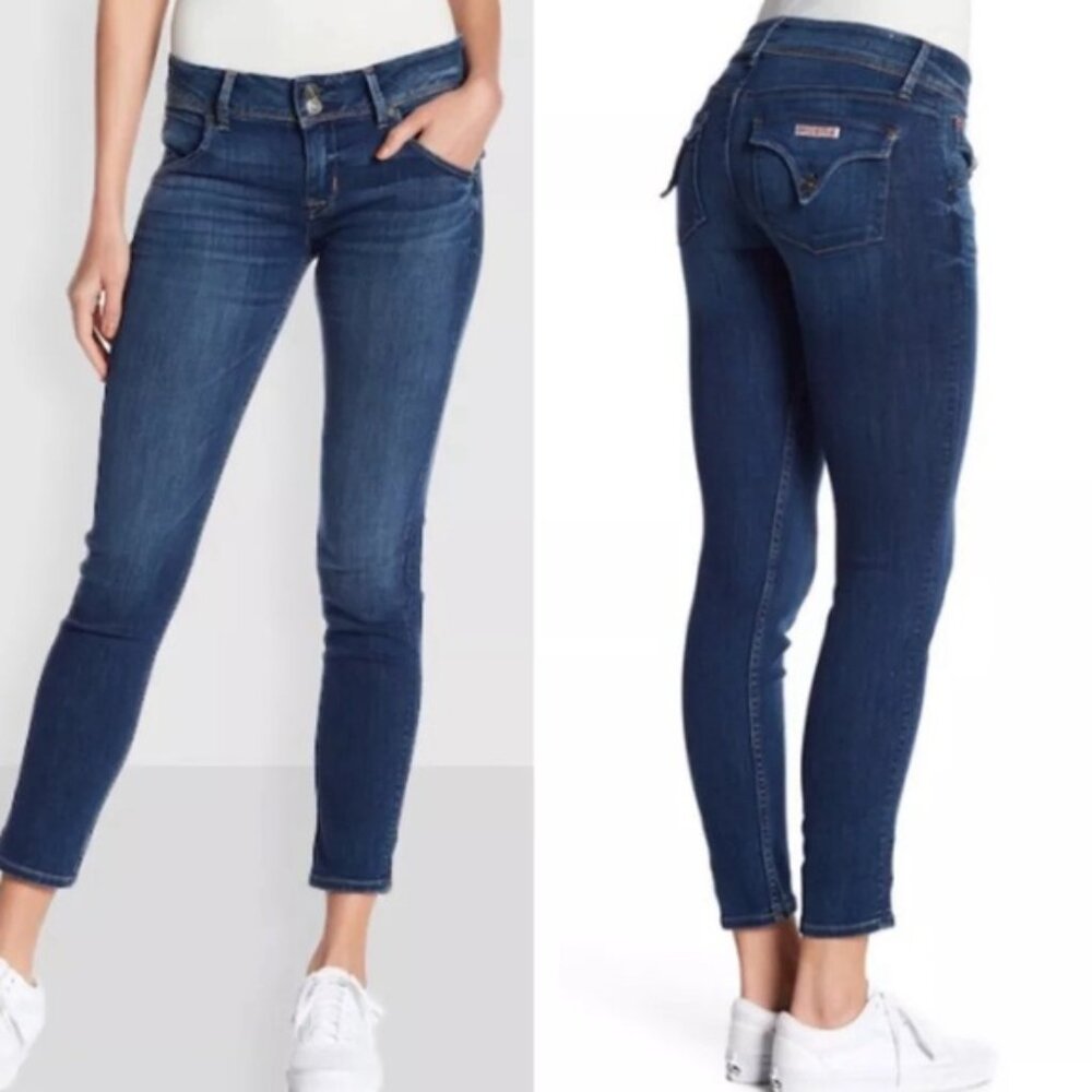 HUDSON COLLIN SKINNY CROP Jeans Mid Rise WC422ZNA Color MADR‎ Size 30
